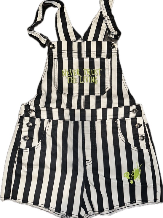 Beetlejuice Denim - Beetlejuice Stripe Shortalls